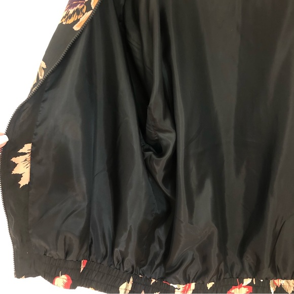 Vintage silk jacket size XL - Picture 10 of 15
